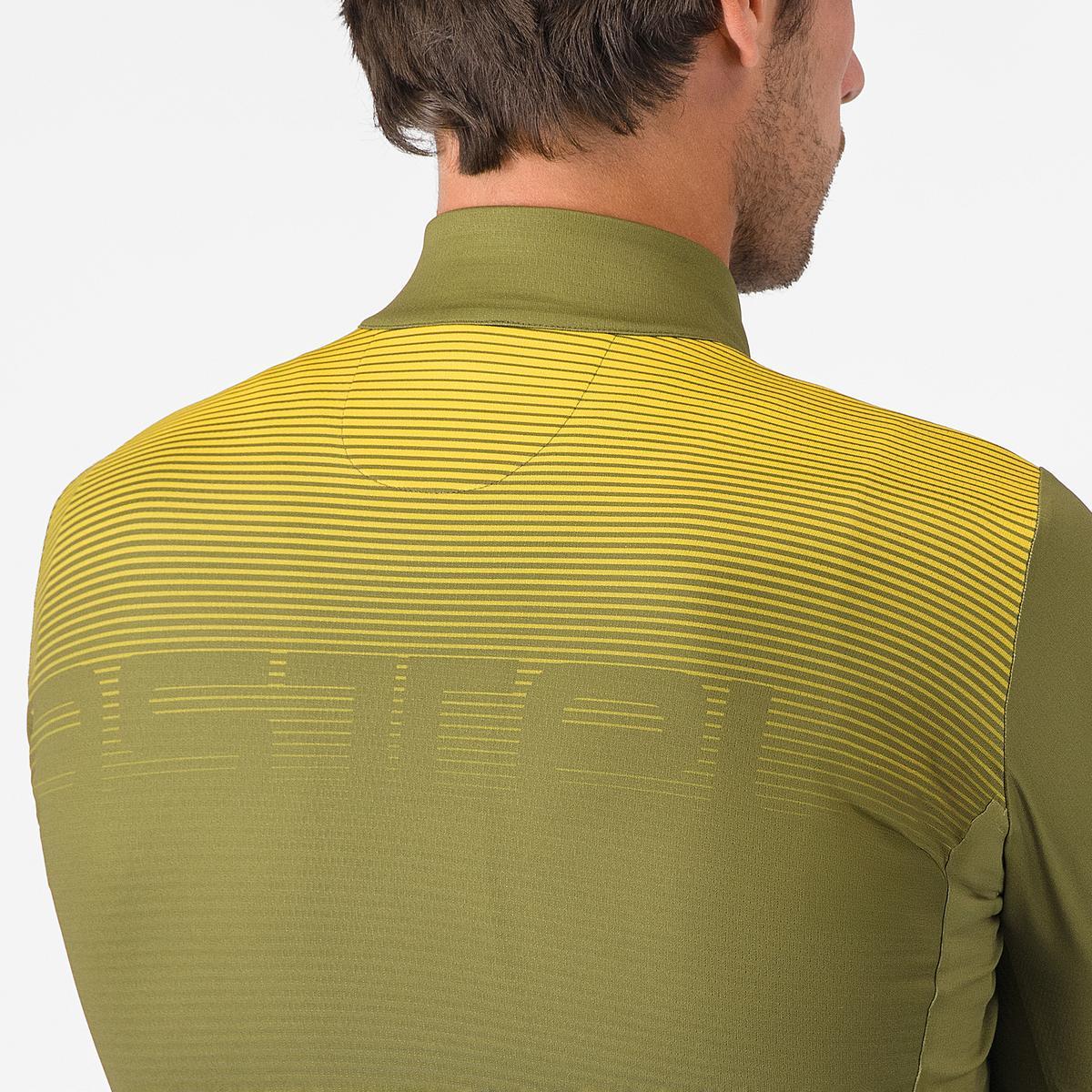 Maillot manga larga CASTELLLI APICE THERMAL Azul/Mango Mojito