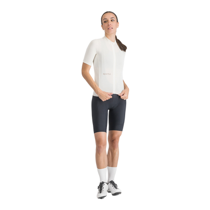 Maillot SPORTFUL CLASSIC Mangas Cortas Mujer Crema