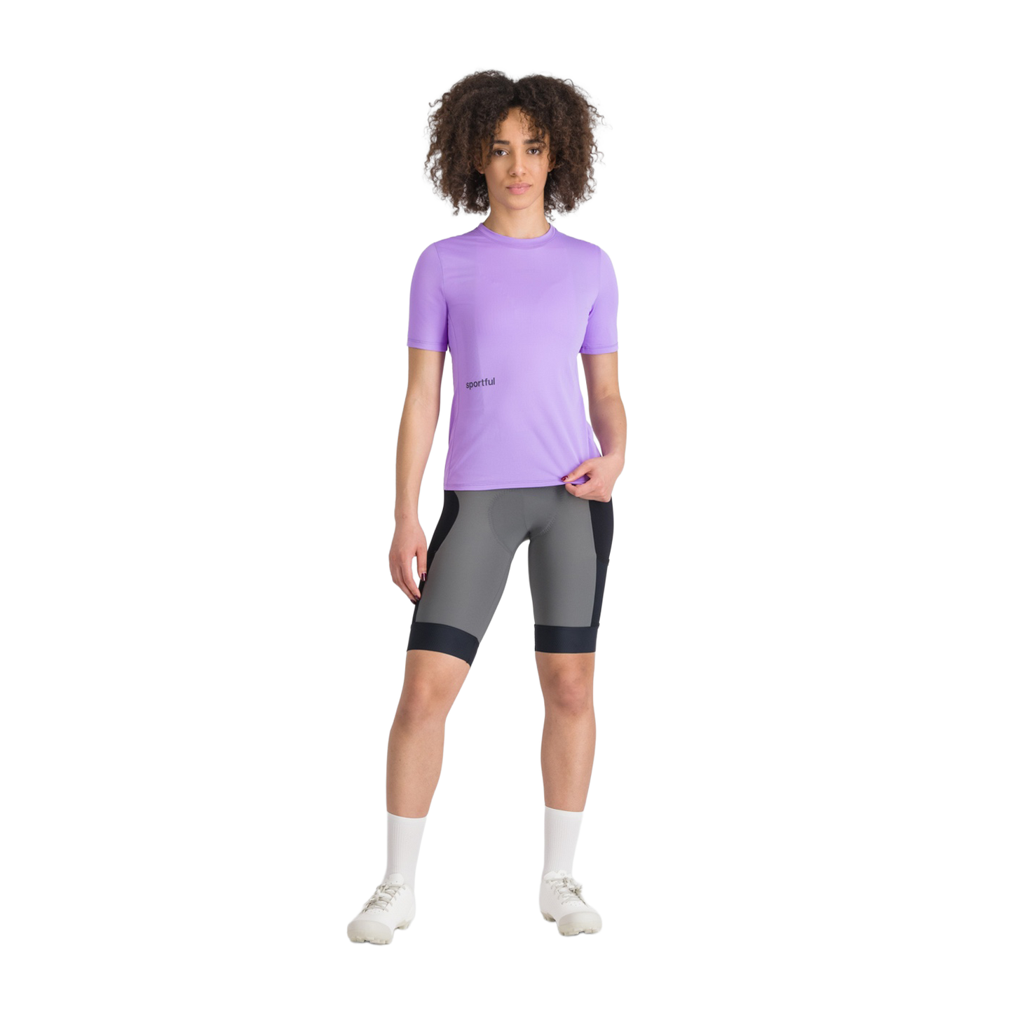 Camiseta de manga corta SPORTFUL SUPERGIARA TEE para mujer Morado