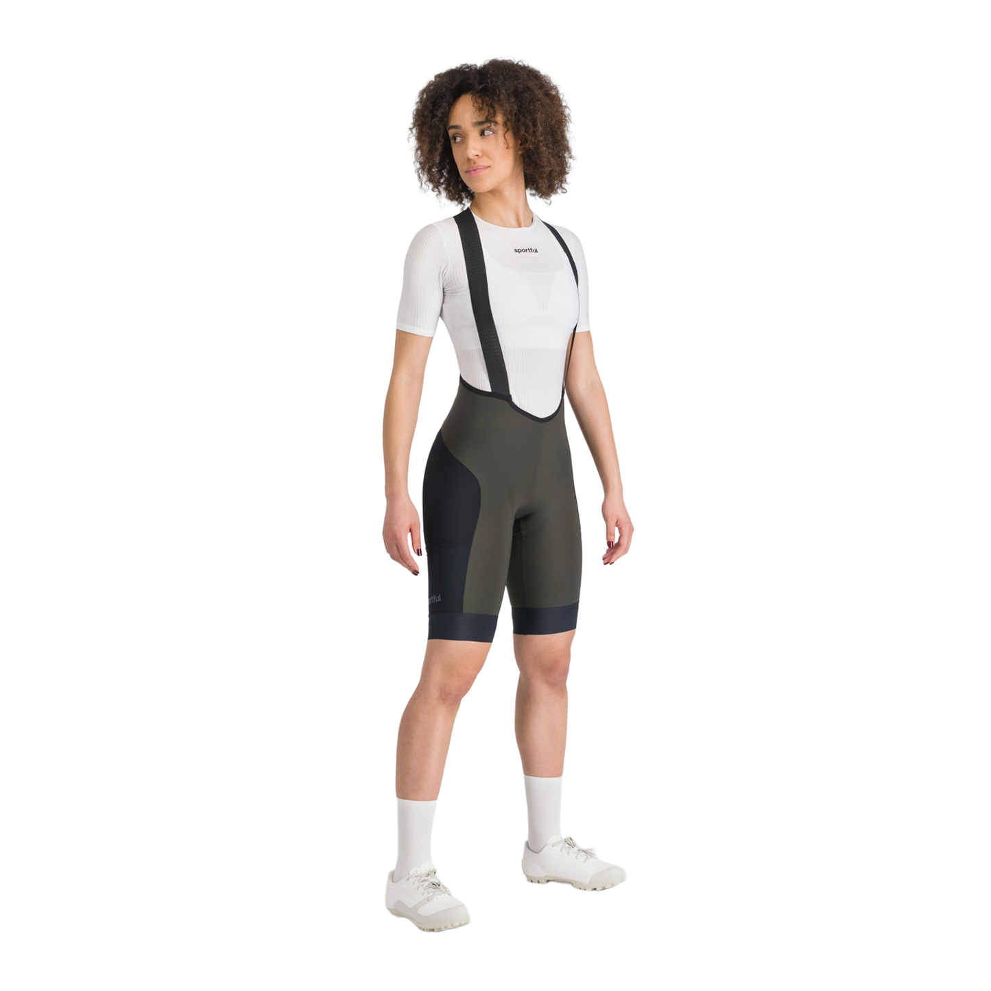 Culotte con tirantes SPORTFUL SUPERGIARA 2 Caqui/Negro, Mujer