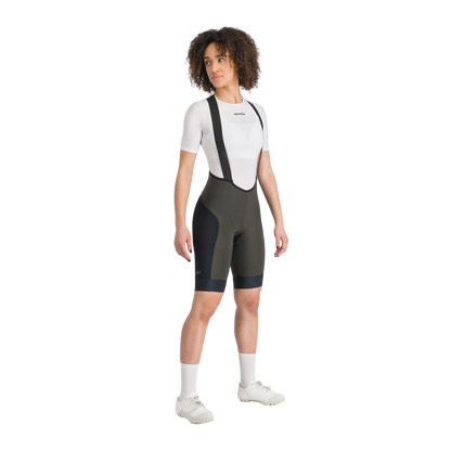 Culotte Corto con Tirantes SPORTFUL SUPERGIARA 2 Mujer Caqui/Negro