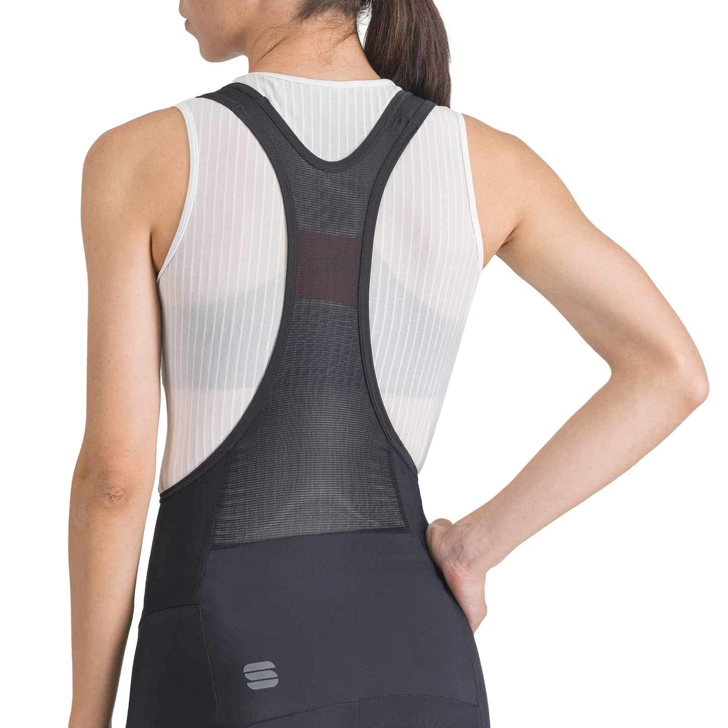 Culotte con tirantes SPORTFUL PULSE Negro, Mujer