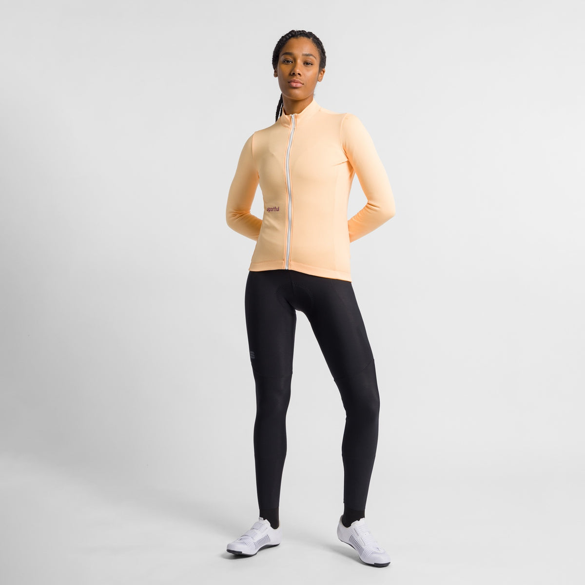Maillot SPORTFUL CLÁSICO de mujer de manga larga amarillo