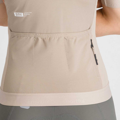 Maillot SPORTFUL SRK 2 Manga Corta Mujer Beige
