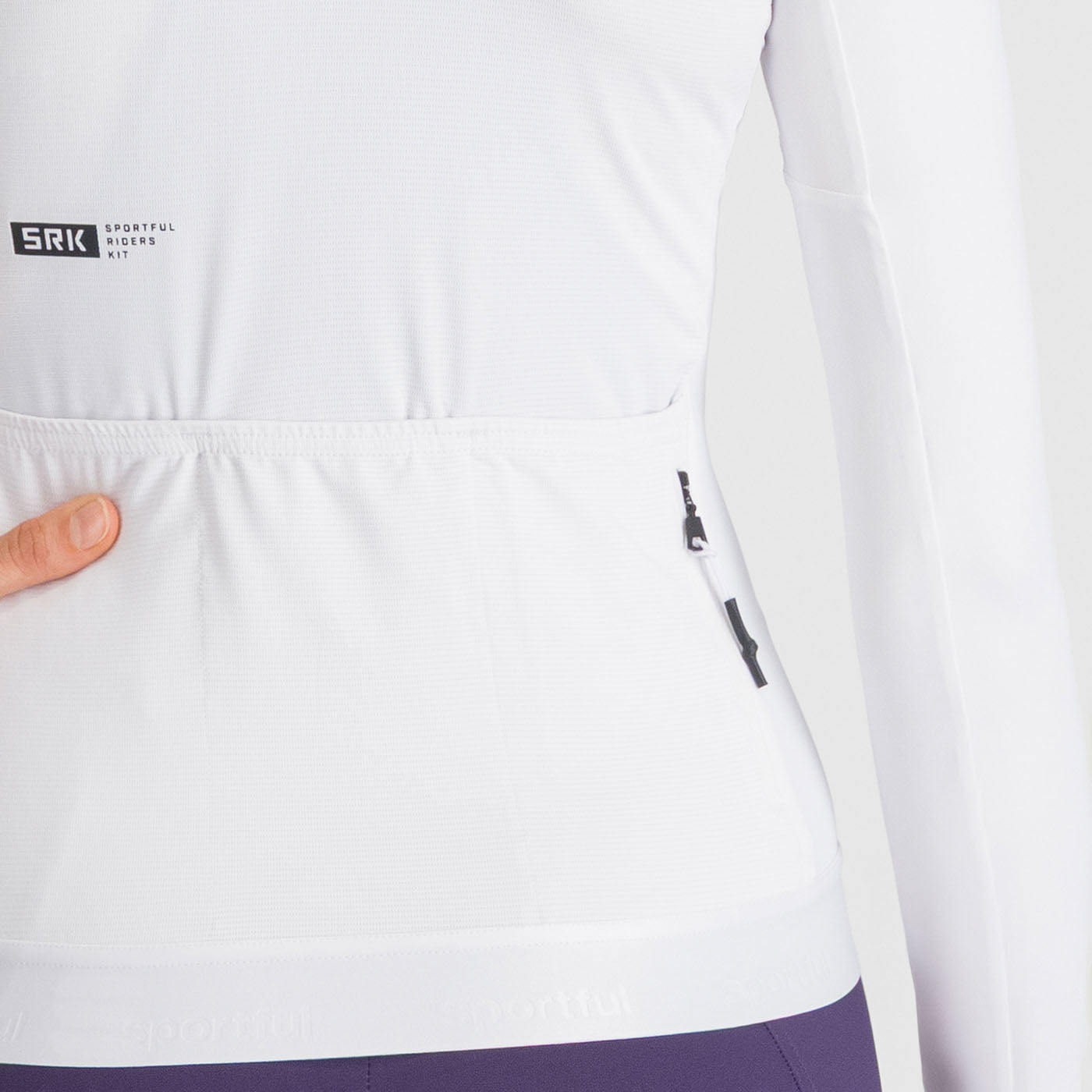 SPORTFUL SRK Maillot de manga larga para mujer Blanco