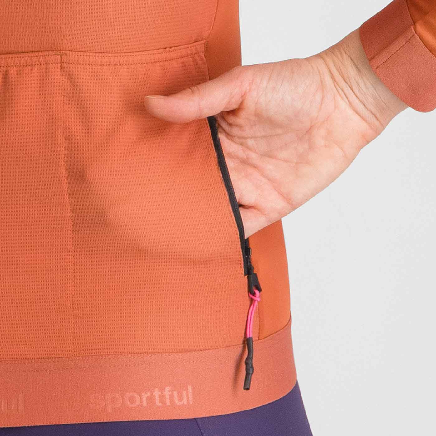 SPORTFUL SRK Maillot de manga larga para mujer Naranja