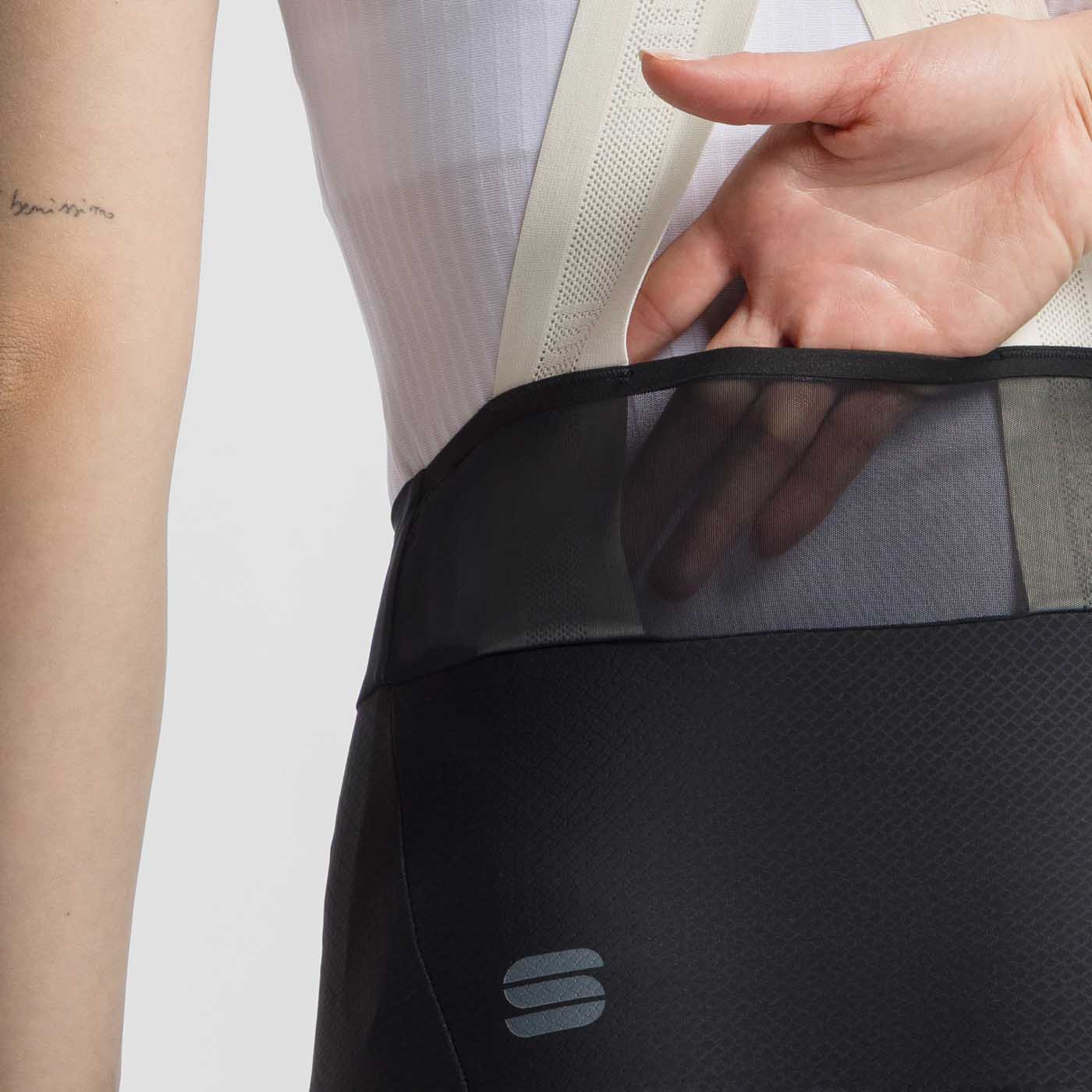 Culotte con tirantes SPORTFUL HYPEREPIC Negro, Mujer