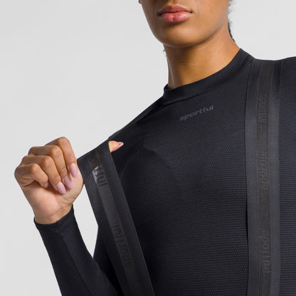 Culotte Largo con Tirantes SPORTFUL SUPERGIARA 2 Mujer Violeta/Negro