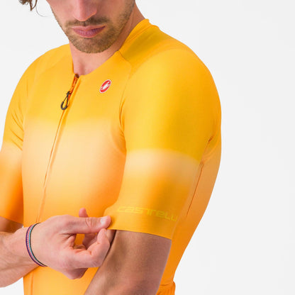 Maillot CASTELLI UPF Mangas Cortas Naranja