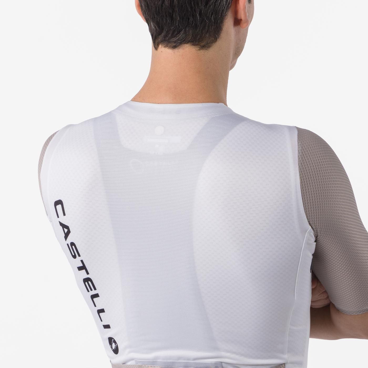 CASTELLI CORRETTO Maillot de manga corta marfil/arcilla