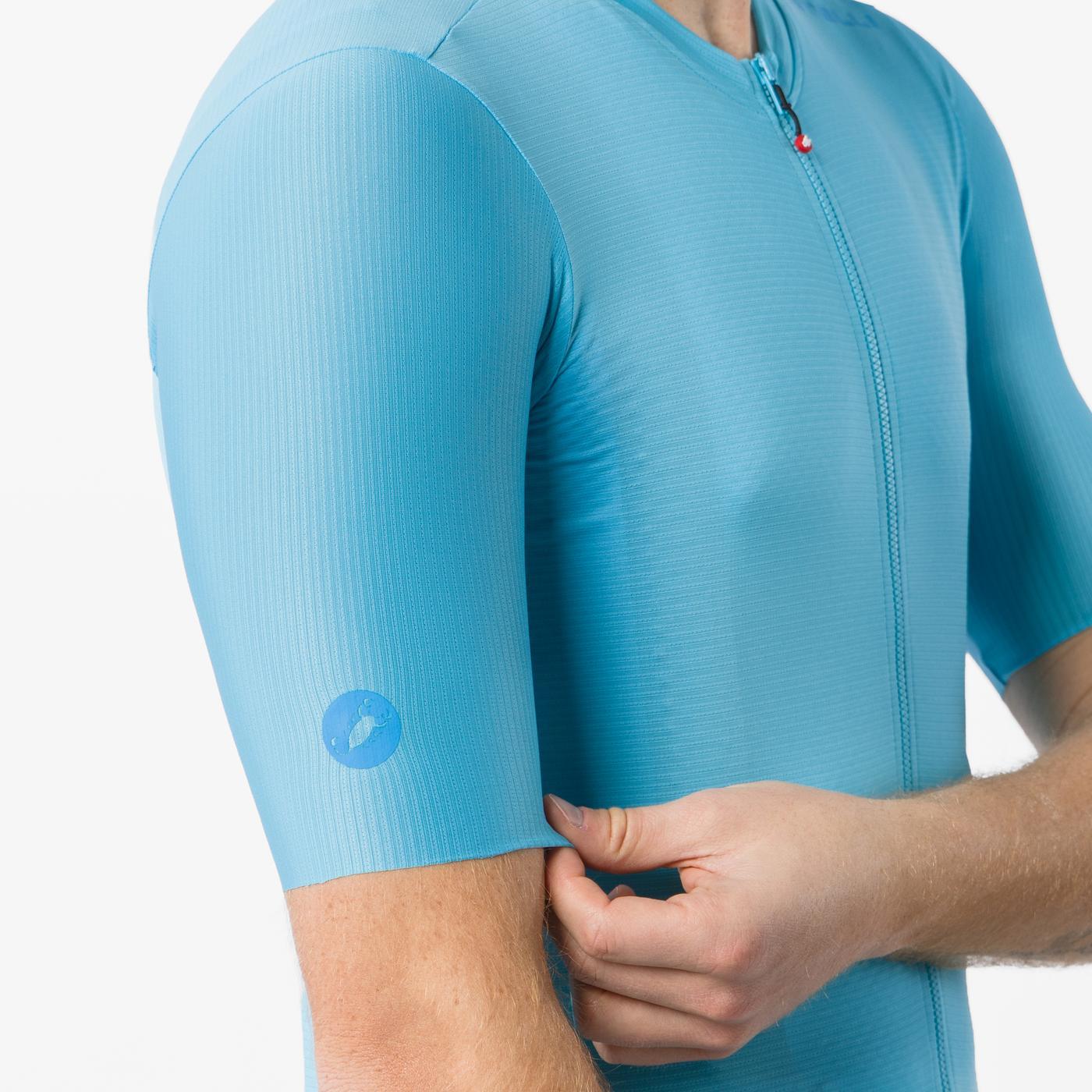 CASTELLI ESPRESSO 2 Maillot de manga corta Turquesa
