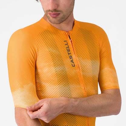 Maillot CASTELLI CLIMBER'S A/C Mangas Cortas Naranja