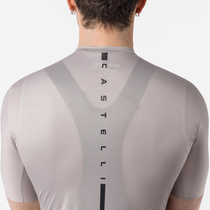 Maillot CASTELLI DRITTONE LOGO Mangas Cortas Clay