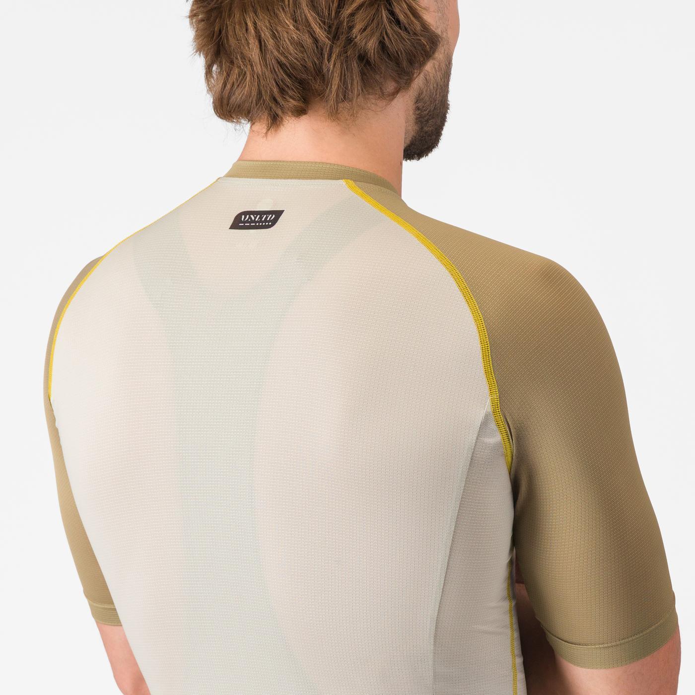 CASTELLI UNLIMITED ENDURANCE 3 JERSEY Maillot beige/caqui