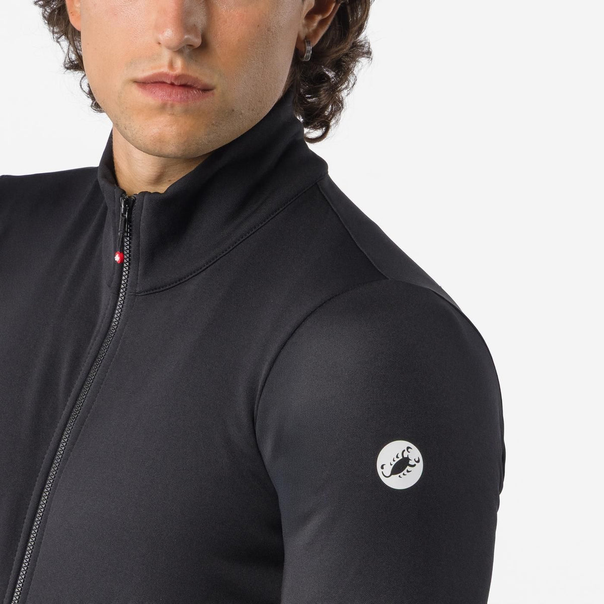 Maillot CASTELLI COMPETIZIONE THERMAL Mangas Largas Negro