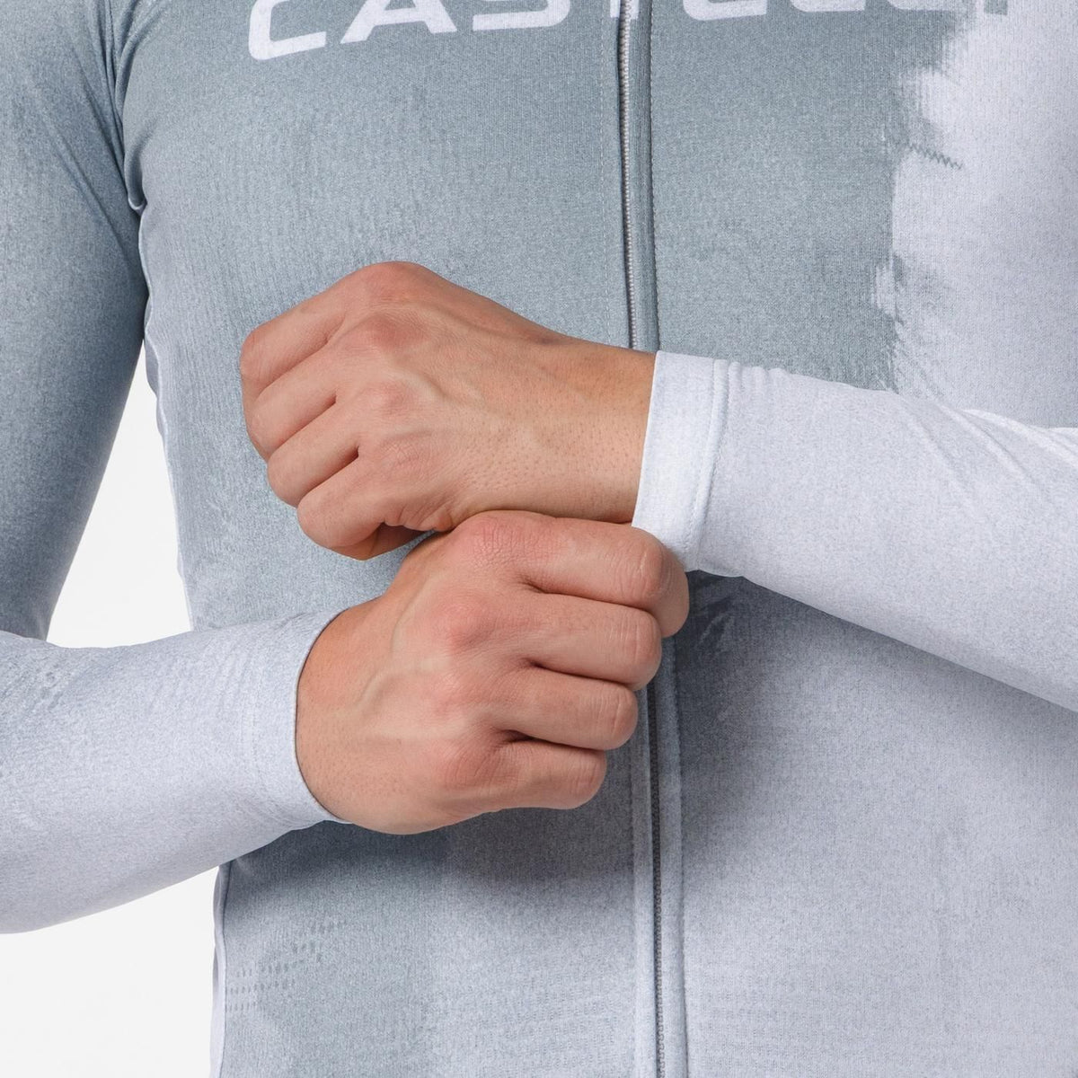 Maillot CASTELLI NEBULA THERMAL Mangas Largas Gris