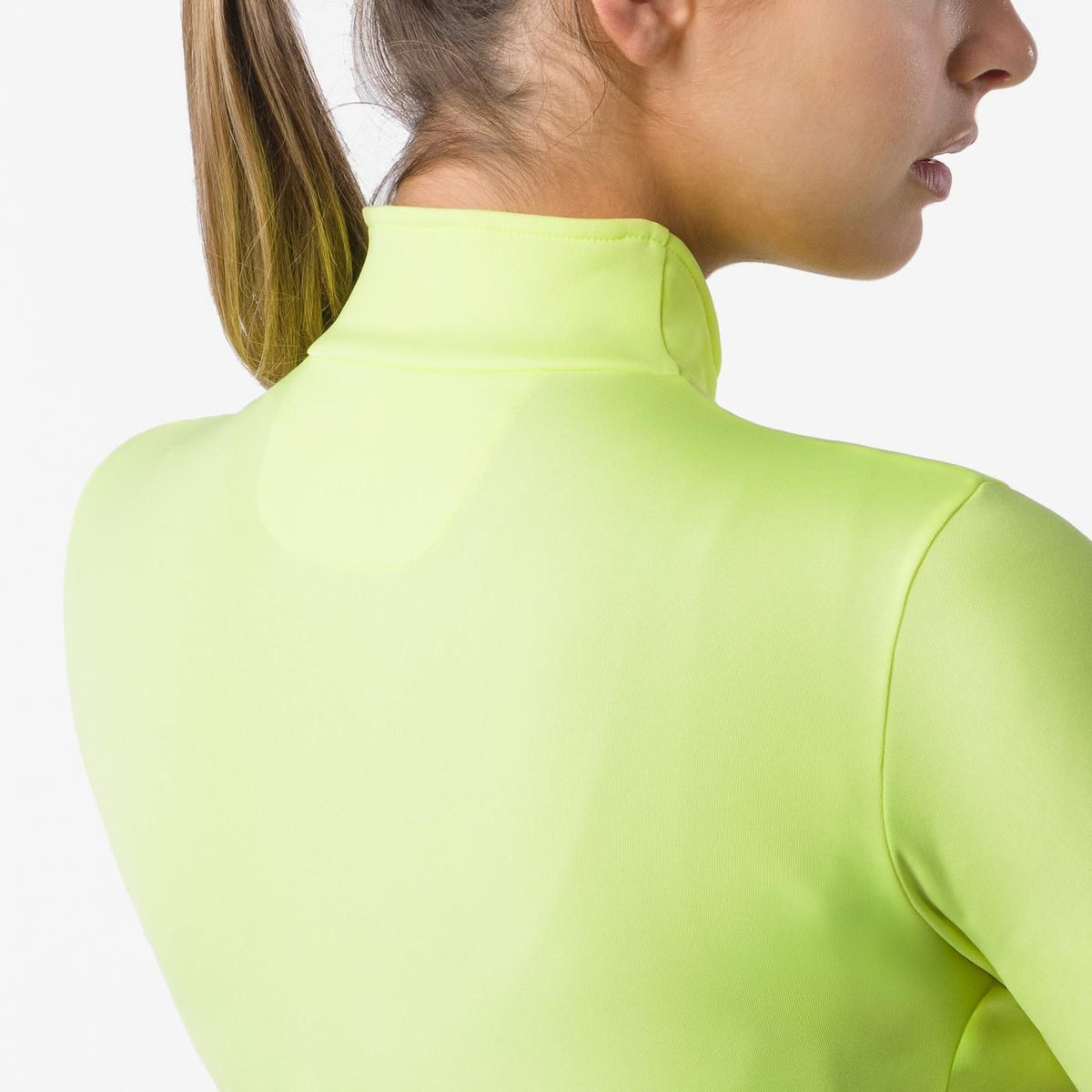 Maillot CASTELLI SINERGIA 3 FZ de manga larga para mujer en amarillo