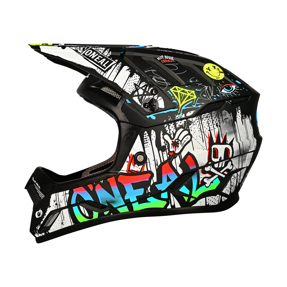 Casco MTB O'NEAL BACKFLIP RANCID Negro/Blanco