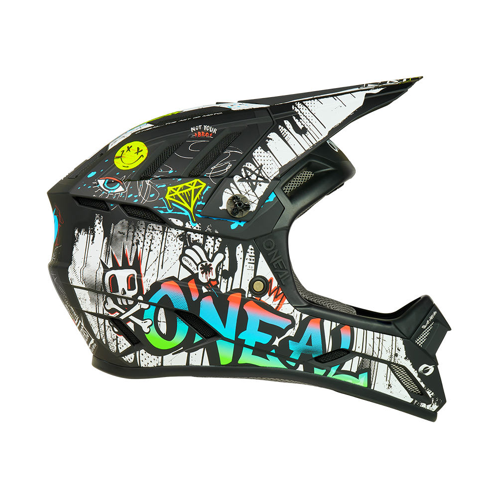 Casco MTB O'NEAL BACKFLIP RANCID Negro/Blanco