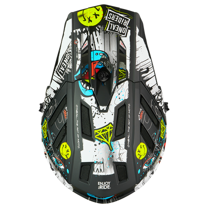 Casco MTB O'NEAL BACKFLIP RANCID Negro/Blanco