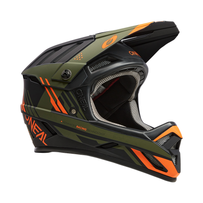 Casco BTT O'NEAL BACKFLIP STRIKE Negro/Naranja/Verde