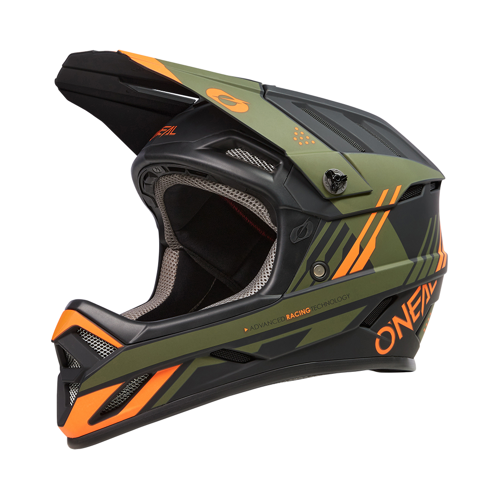 Casco MTB O'NEAL BACKFLIP STRIKE Negro/Naranja/Verde