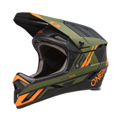 Casco BTT O'NEAL BACKFLIP STRIKE Negro/Naranja/Verde