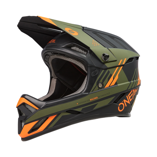 Casco MTB O'NEAL BACKFLIP STRIKE Negro/Naranja/Verde