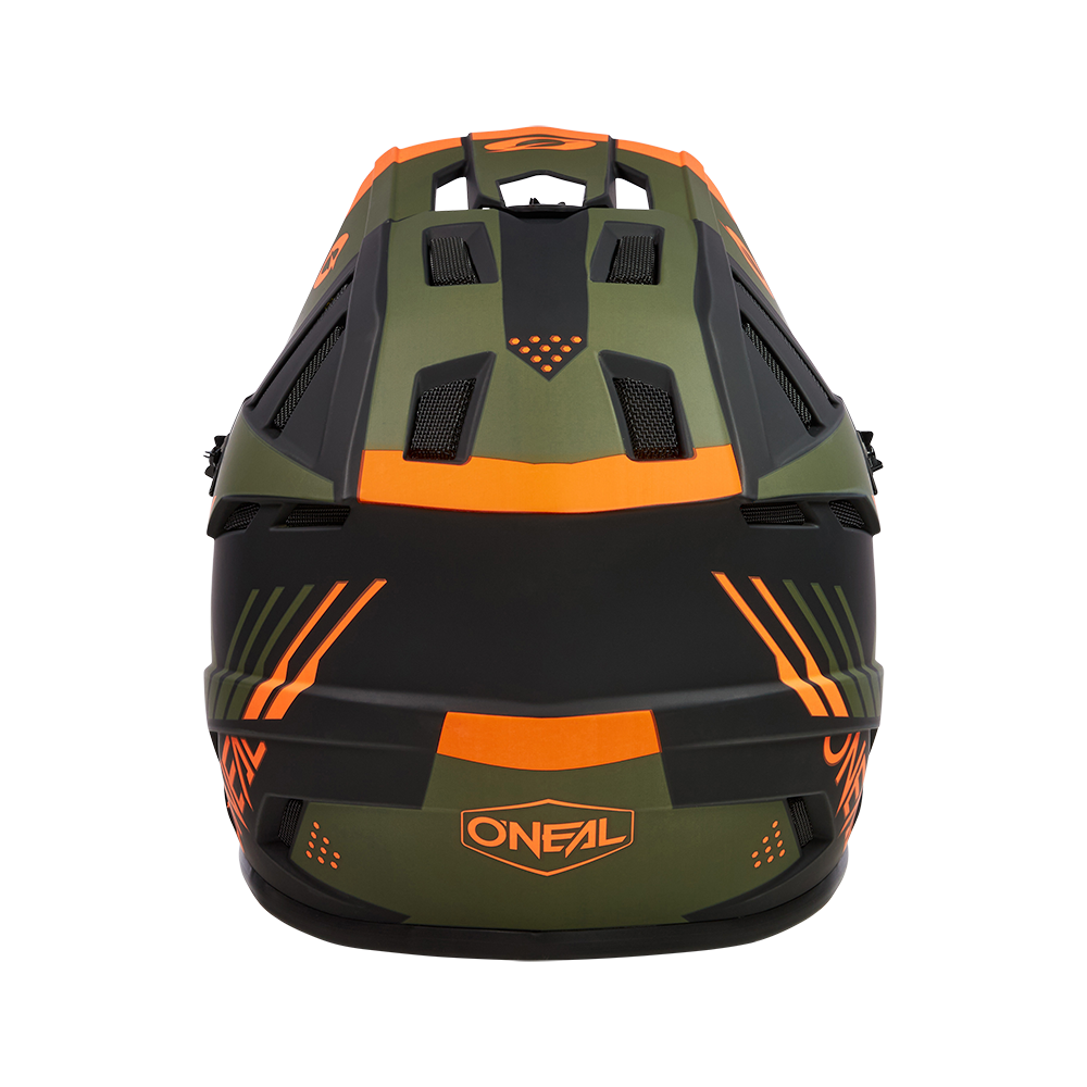 Casco MTB O'NEAL BACKFLIP STRIKE Negro/Naranja/Verde