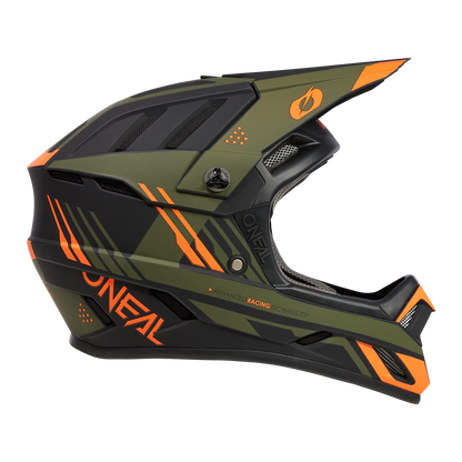 Casco BTT O'NEAL BACKFLIP STRIKE Negro/Naranja/Verde
