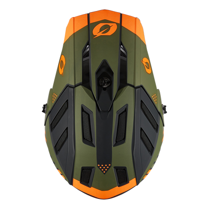Casco BTT O'NEAL BACKFLIP STRIKE Negro/Naranja/Verde