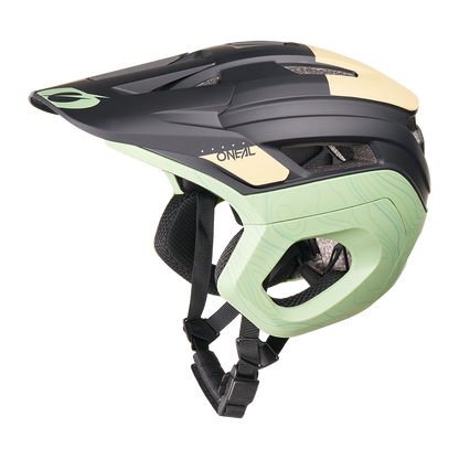 Casco MTB O'NEAL TRAPPER EVO TOPO Negro/Sand/Mint