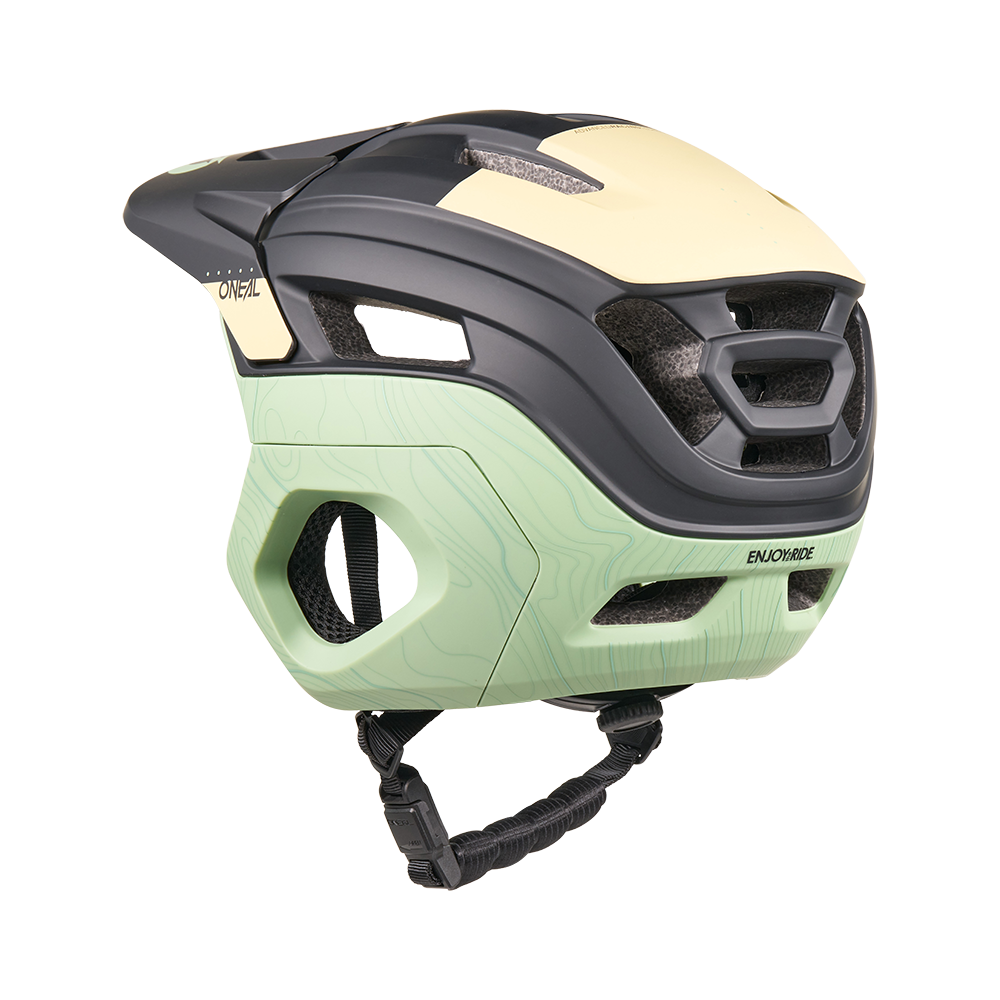 Casco MTB O'NEAL TRAPPER EVO TOPO Negro/Arena/Menta