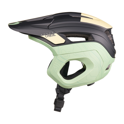 Casco MTB O'NEAL TRAPPER EVO TOPO Negro/Sand/Mint