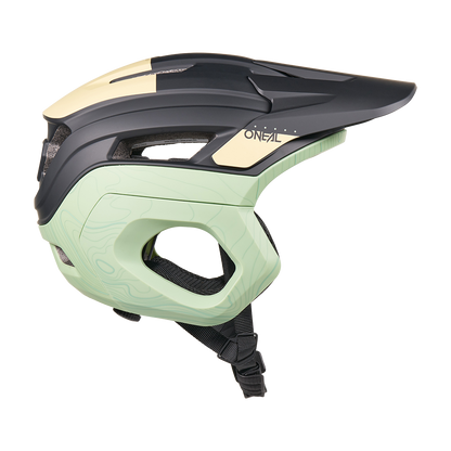 Casco MTB O'NEAL TRAPPER EVO TOPO Negro/Sand/Mint