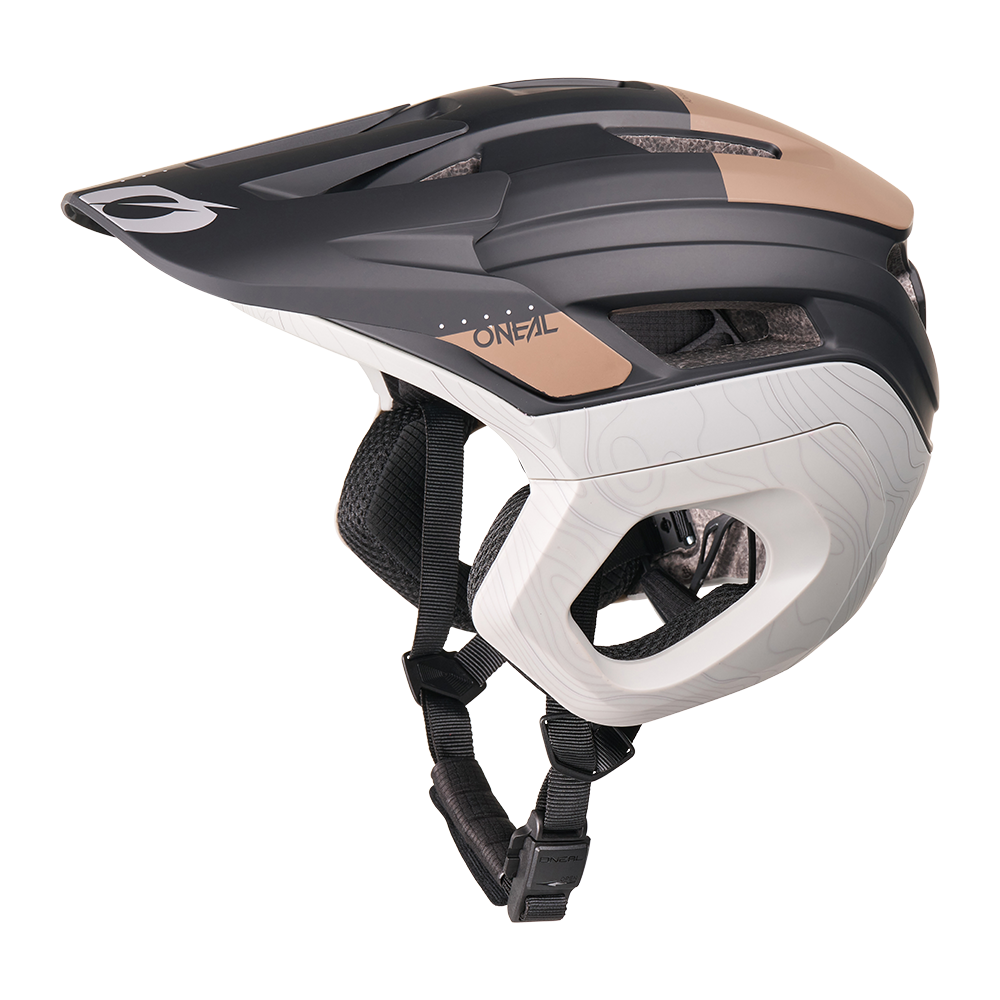 Casco MTB O'NEAL TRAPPER EVO SOLID Negro/Marrón/Gris