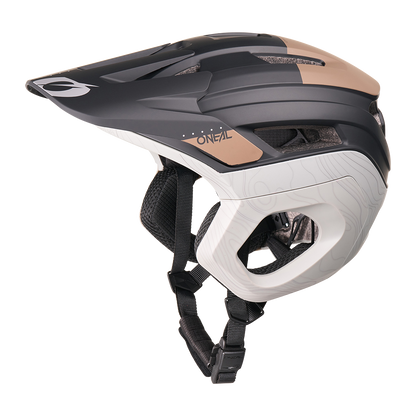 Casco MTB O'NEAL TRAPPER EVO SOLID Negro/Marrón/Gris