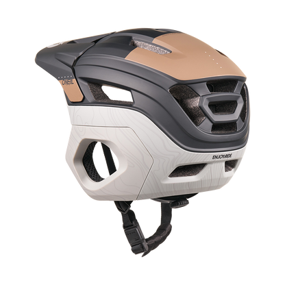 Casco MTB O'NEAL TRAPPER EVO SOLID Negro/Marrón/Gris