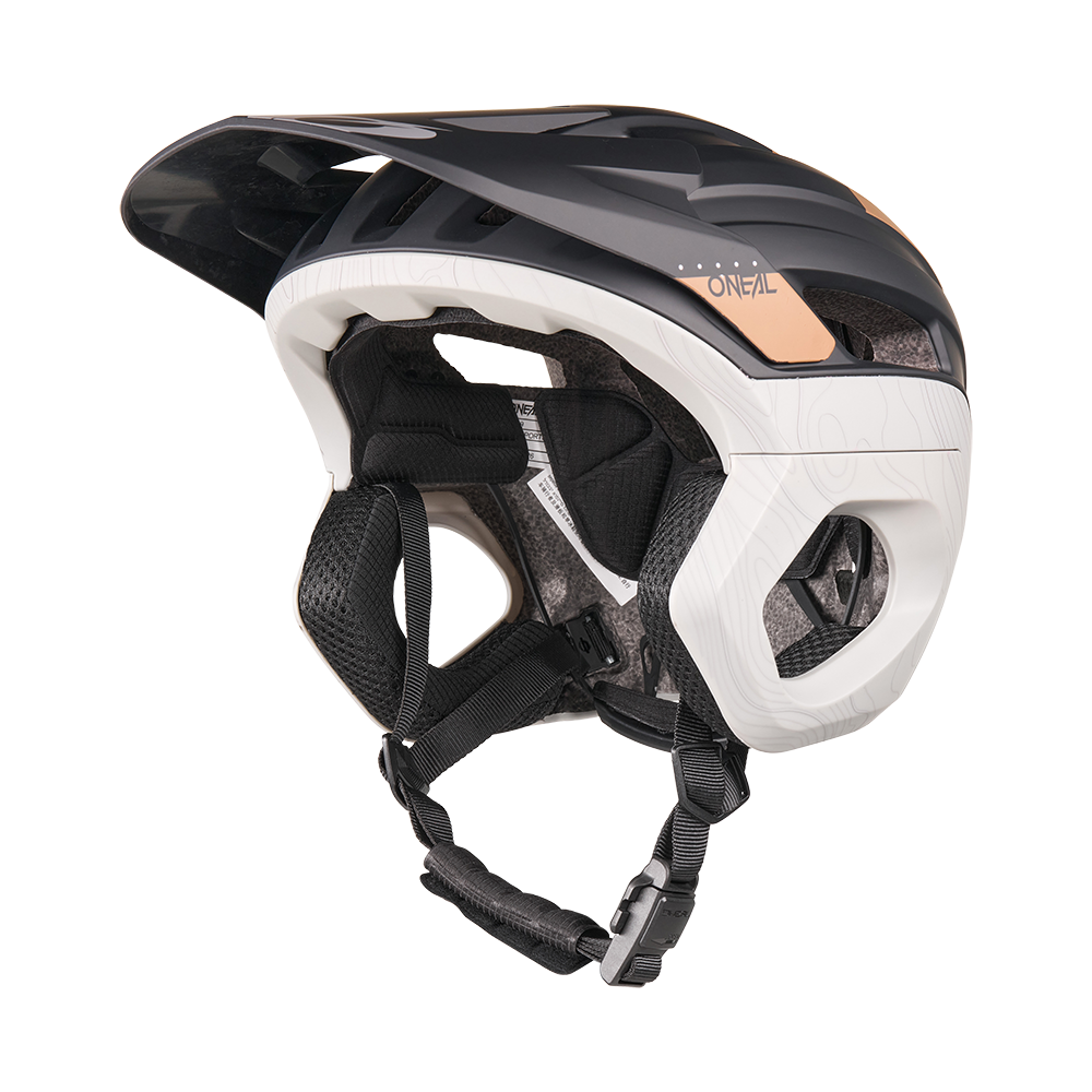 Casco MTB O'NEAL TRAPPER EVO SOLID Negro/Marrón/Gris