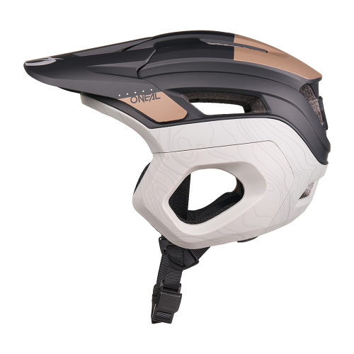Casco MTB O'NEAL TRAPPER EVO SOLID Negro/Marrón/Gris