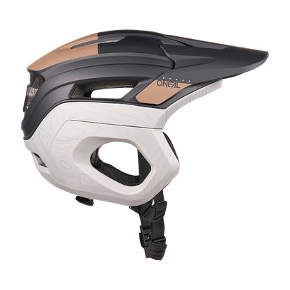 Casco MTB O'NEAL TRAPPER EVO SOLID Negro/Marrón/Gris