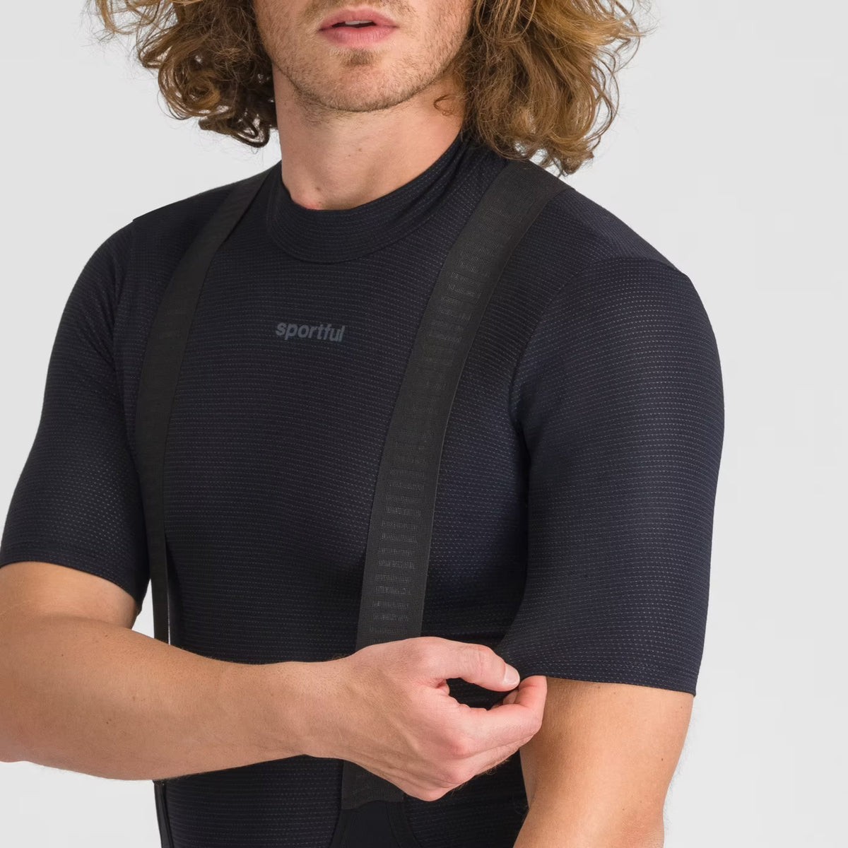 Camiseta interior SPORTFUL MERINO de manga corta negra