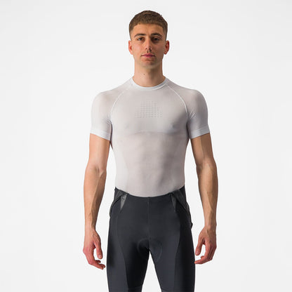 Ropa Interior CASTELLI CORE SEAMLESS Manga Corta Blanco