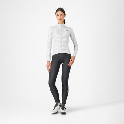 Maillot CASTELLI SFIDA 2 Mujer Mangas Largas Gris Claro