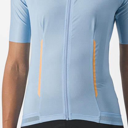 Maillot CASTELLI ENDURANCE W Mujer Mangas Cortas Azul