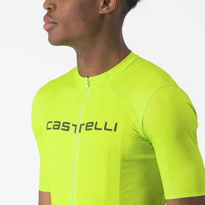 Maillot CASTELLI PROLOGO LITE Mangas Cortas Amarillo