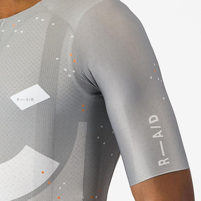 Maillot CASTELLI R-A/D Mangas Cortas Multicolor Gris