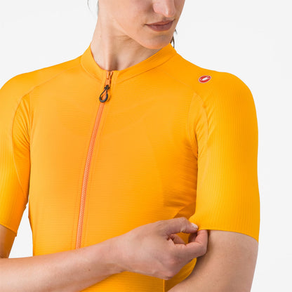 Maillot CASTELLI ESPRESSO Mujer Mangas Cortas Naranja