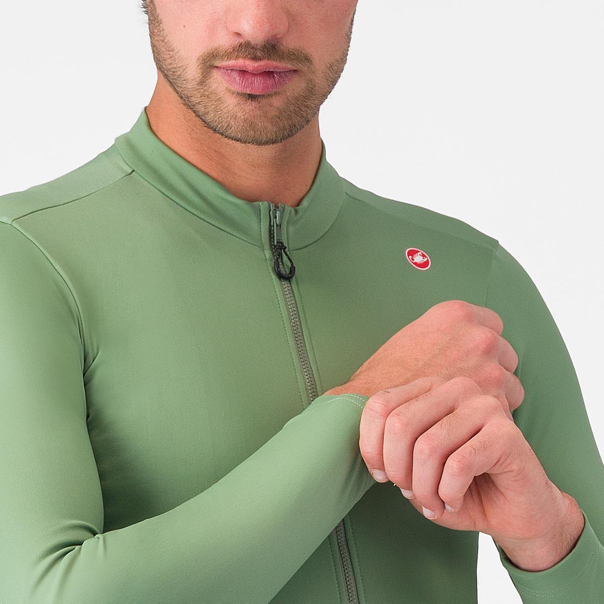 CASTELLI ESPRESSO THERMAL Maillot de manga larga Verde