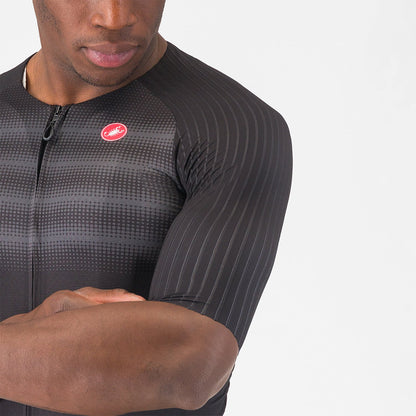 Maillot CASTELLI AERO RACE 8S Mangas Cortas Negro